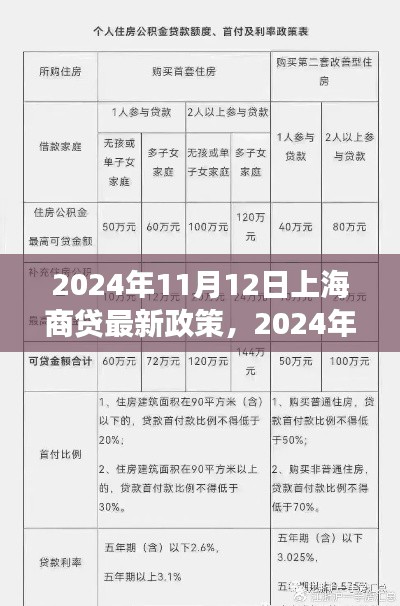 上海商业贷款最新政策解读与影响分析（2024年11月版）