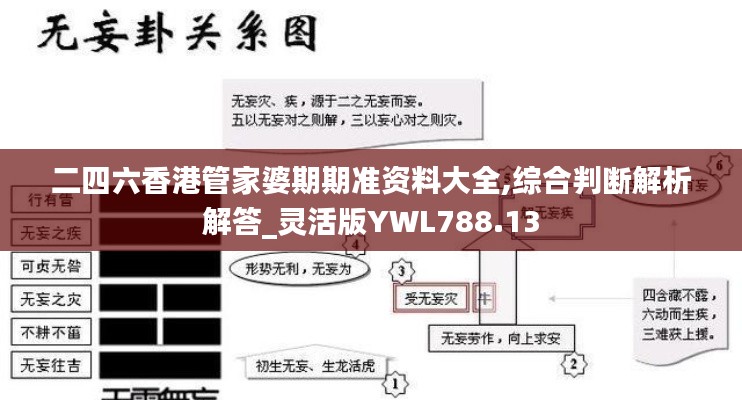 二四六香港管家婆期期准资料大全,综合判断解析解答_灵活版YWL788.13