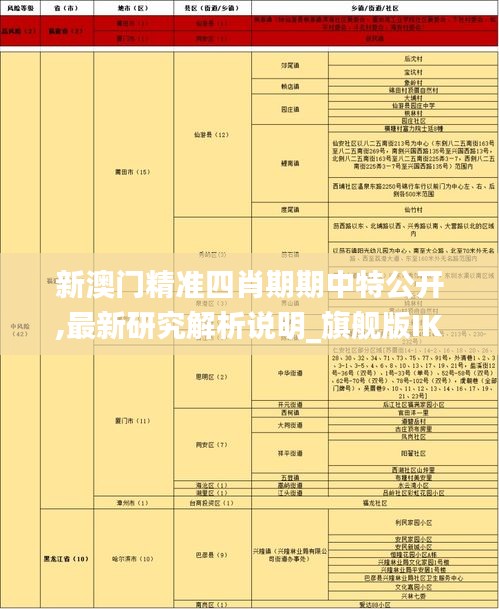 新澳门精准四肖期期中特公开,最新研究解析说明_旗舰版IKX876.18