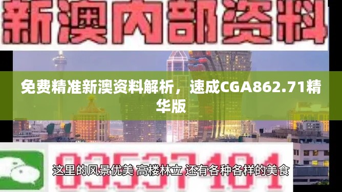 免费精准新澳资料解析，速成CGA862.71精华版