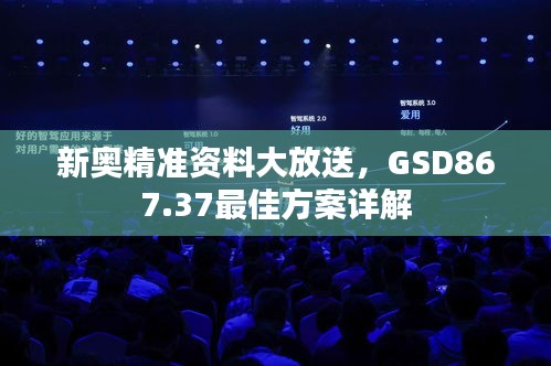 新奥精准资料大放送，GSD867.37最佳方案详解