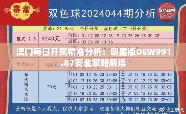 澳门每日开奖精准分析：明星版DEW991.87安全策略解读