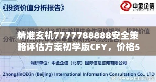 精准玄机7777788888安全策略评估方案初学版CFY，价格58.49元