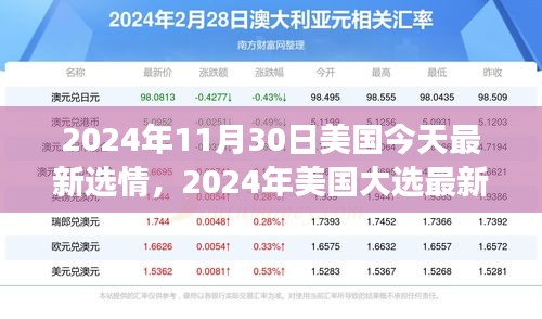 全面解析2024年美国大选最新选情，跟踪与参与选情进展的指南