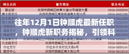 钟顺虎新职务揭晓，引领科技革新，共创智能生活新纪元