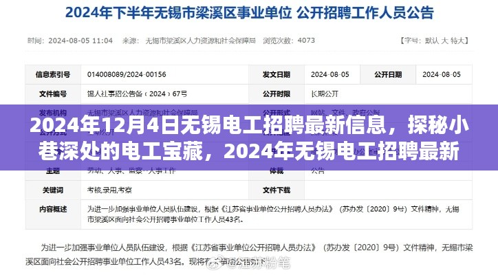 探秘小巷深处的宝藏，揭秘无锡电工招聘最新信息（2024年）