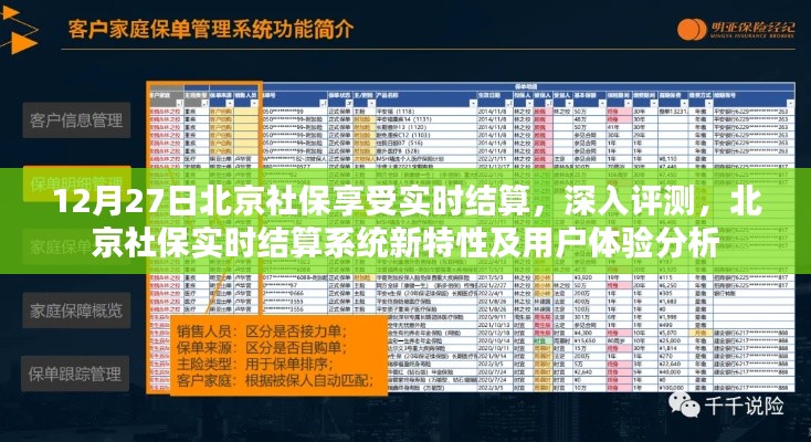 北京社保实时结算系统深度评测，新特性与用户体验分析，12月27日实时结算正式实施