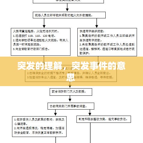 突发的理解，突发事件的意思 